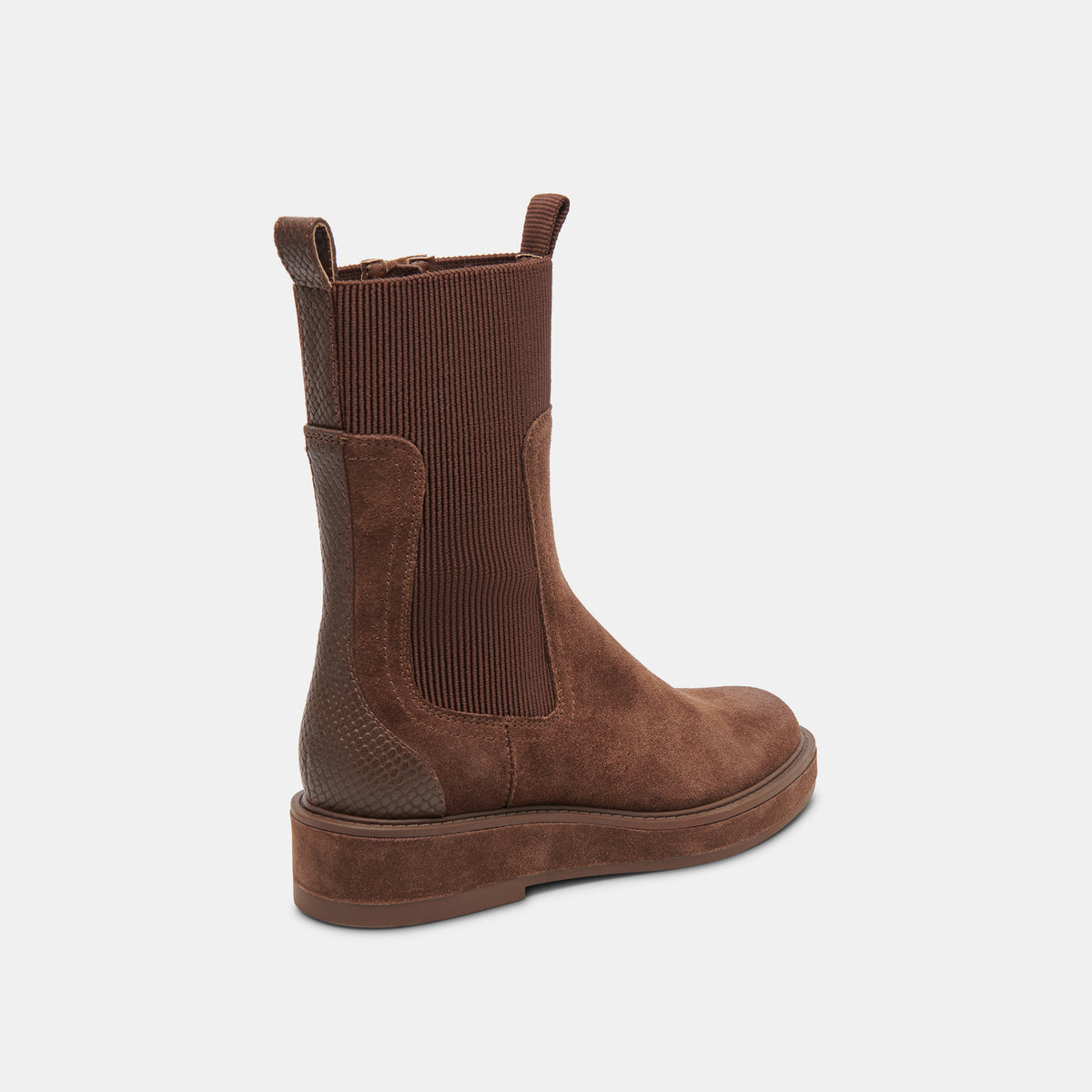 Elyse H2O Wide Boots Cocoa Suede | Waterproof Wide Cocoa Suede Boots ...