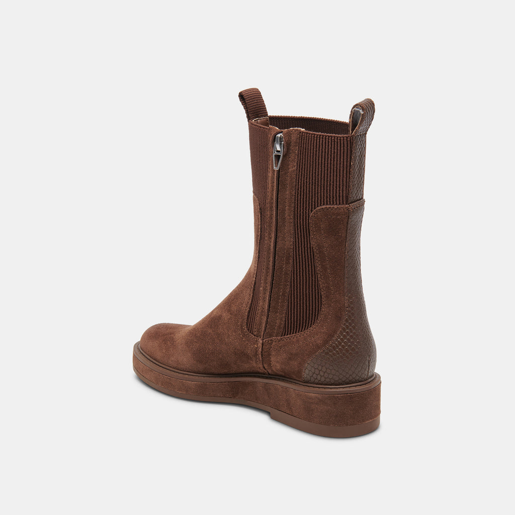 ELYSE H2O WIDE BOOTS COCOA SUEDE - image 5