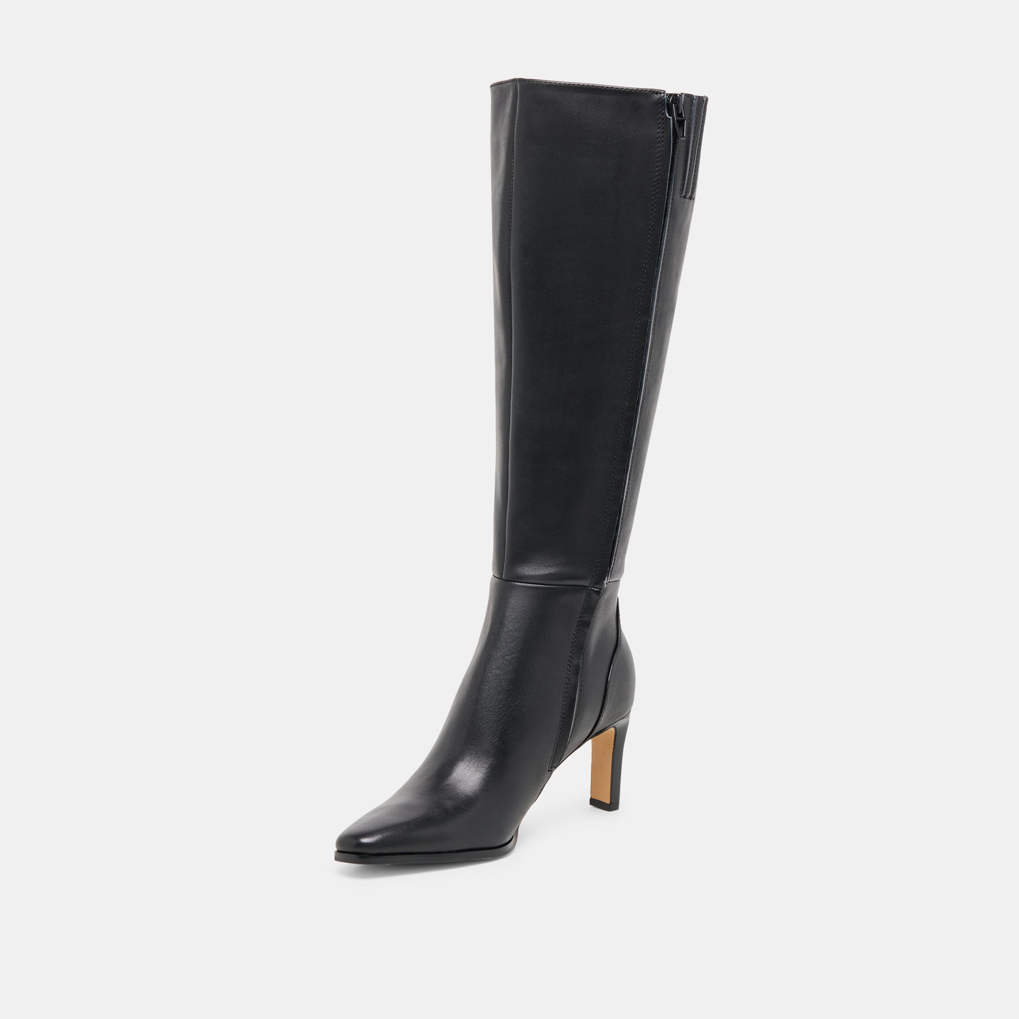 narrow calf black dress boots SoleiMani Hang Out Narrow Calf Leather Casual Boots 8.5 / Extra Slim / Black Leather