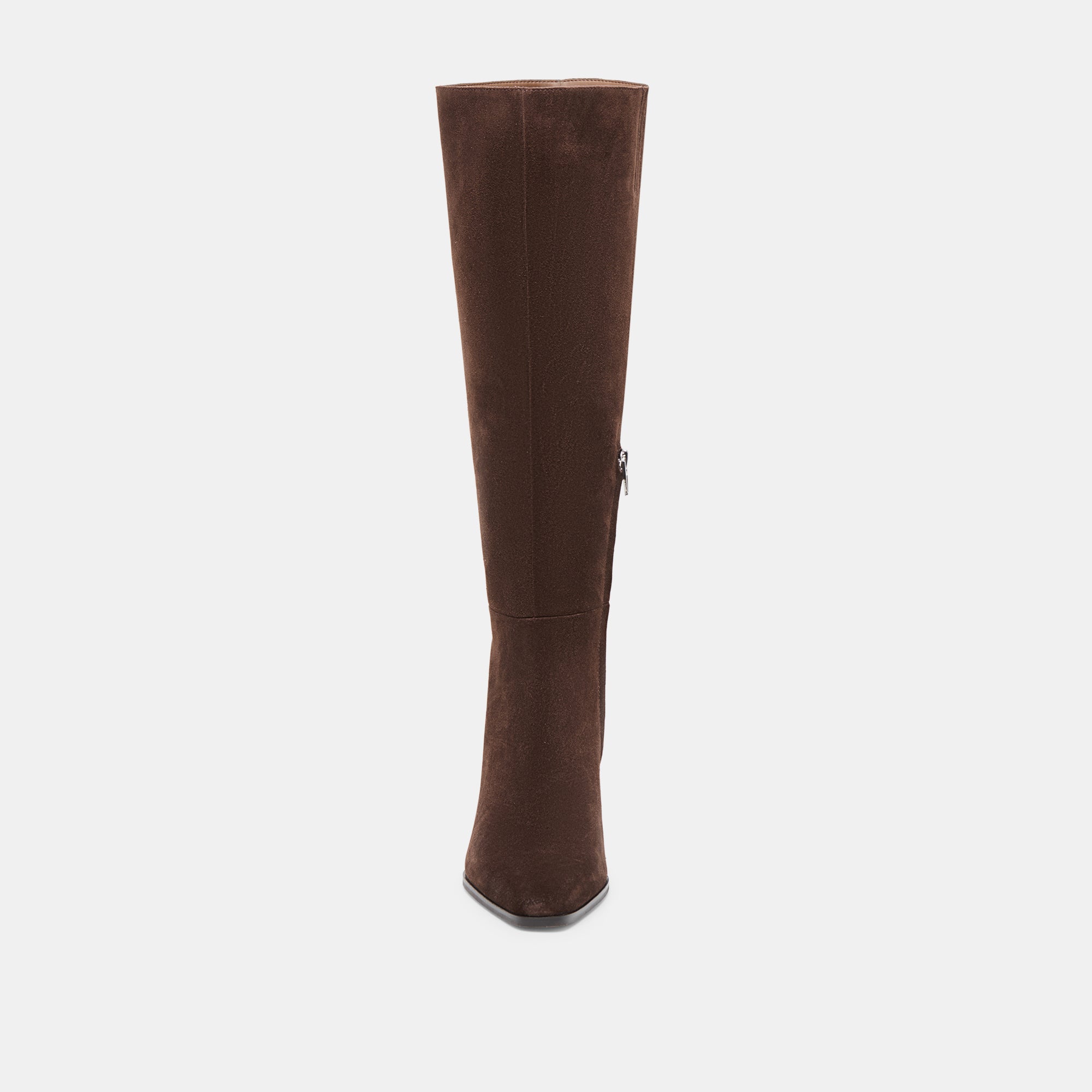 EMMI WIDE CALF BOOTS DK BROWN SUEDE