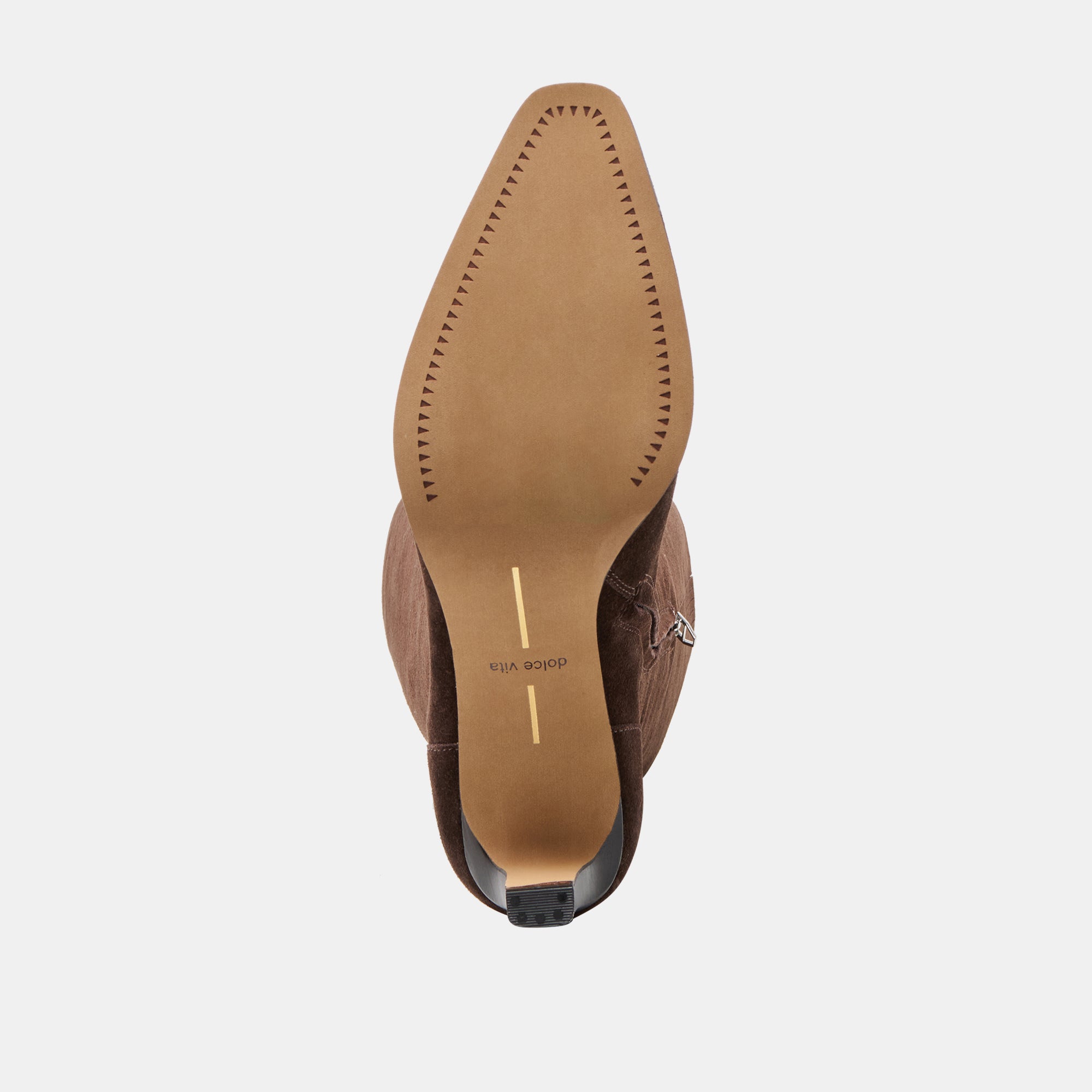 EMMI NARROW CALF BOOTS DK BROWN SUEDE