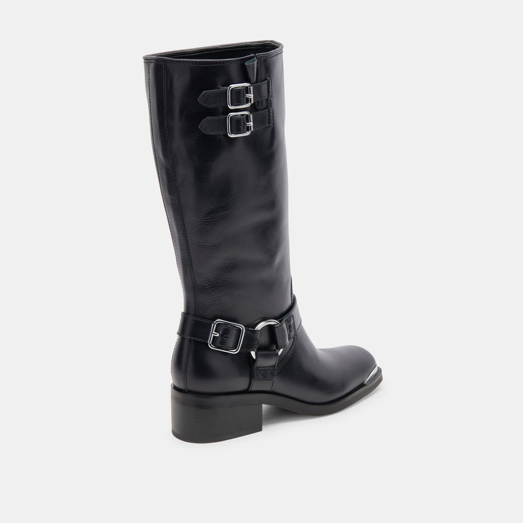 EVI BOOTS BLACK LEATHER - image 5