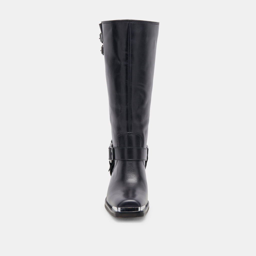 EVI BOOTS BLACK LEATHER - image 8