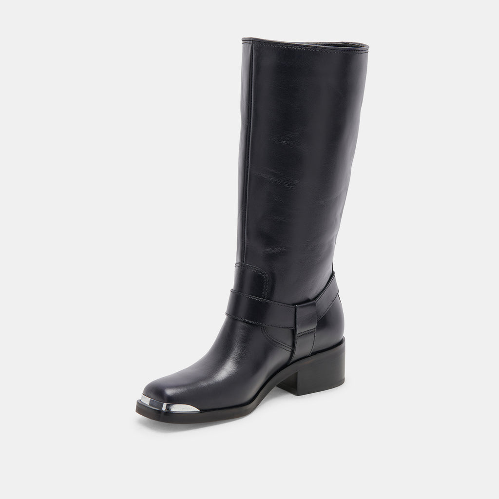 EVI BOOTS BLACK LEATHER - image 4