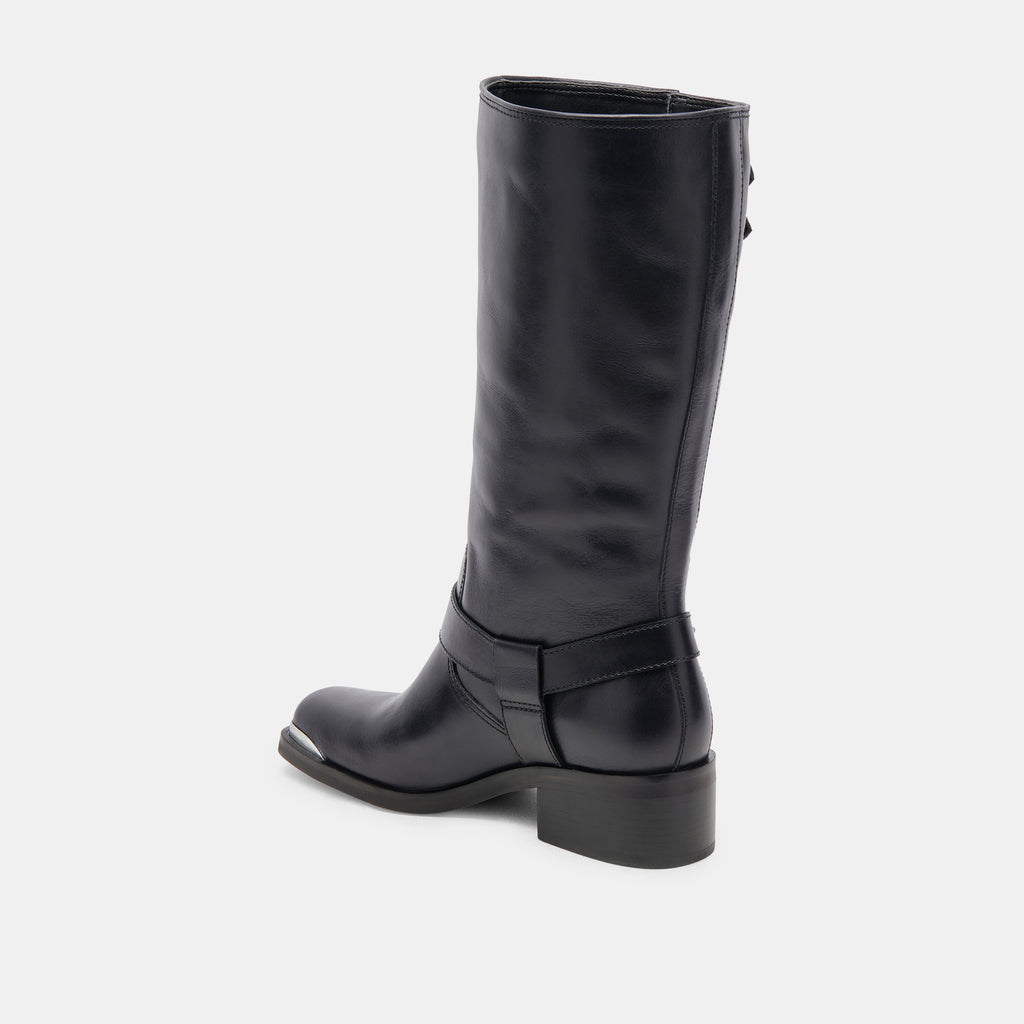 EVI BOOTS BLACK LEATHER - image 7