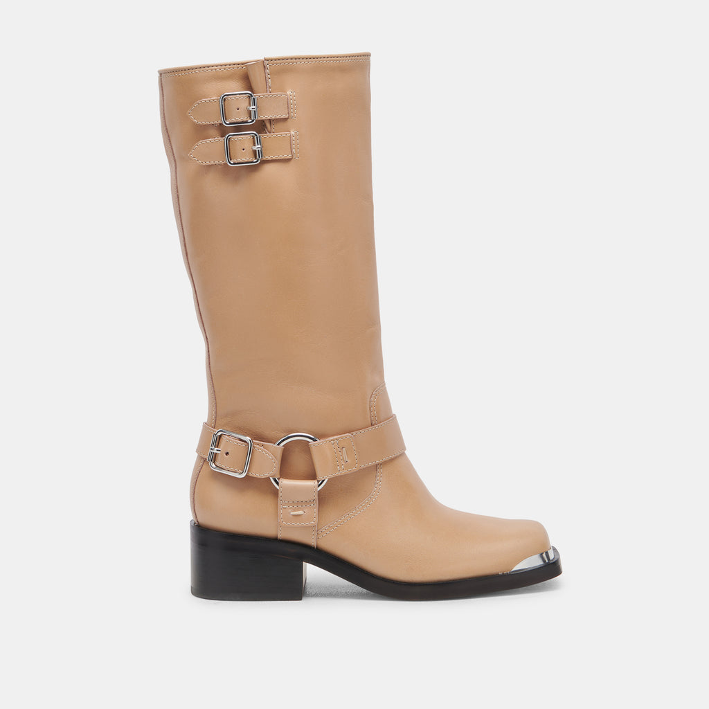 EVI BOOTS CAMEL LEATHER - image 1