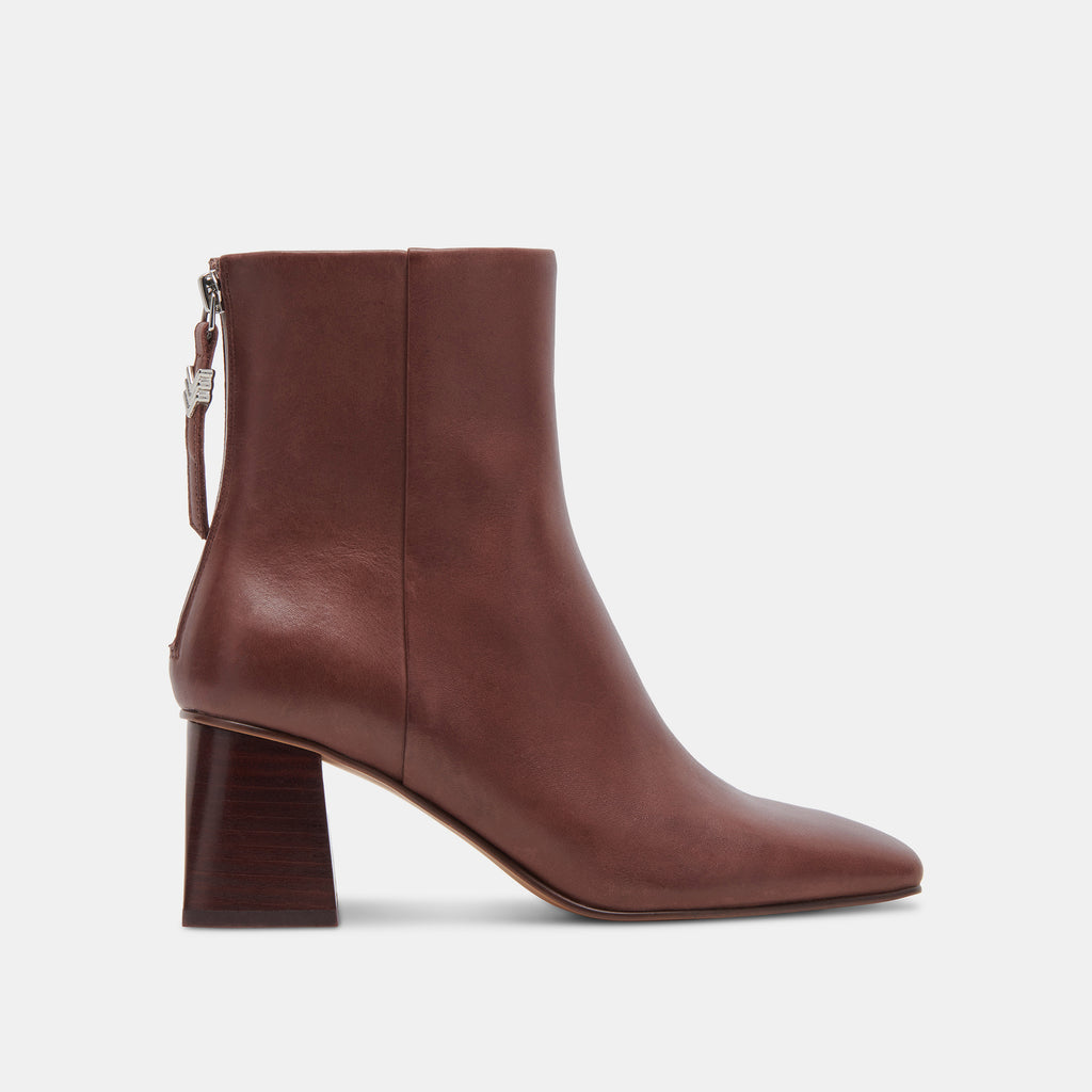 FIFI H2O WIDE BOOTIES CHOCOLATE LEATHER - image 1