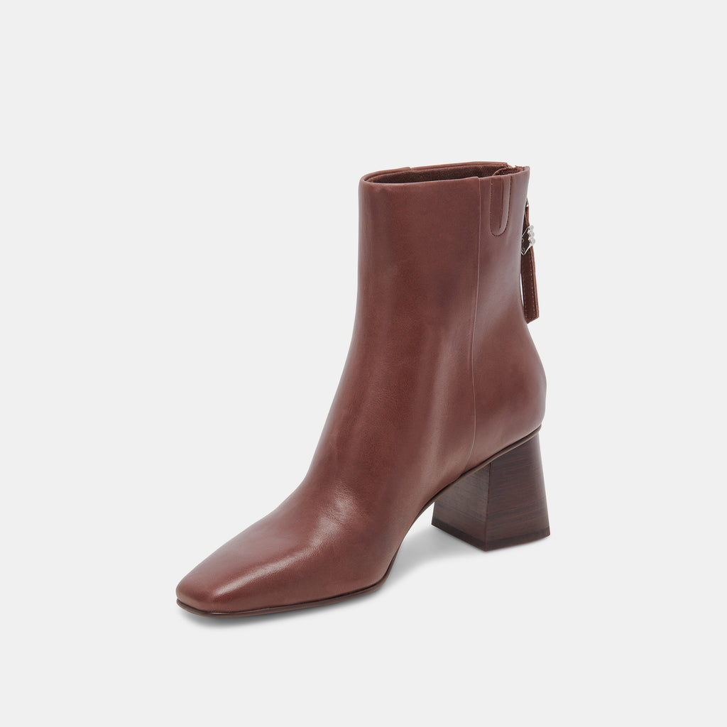 FIFI H2O WIDE BOOTIES CHOCOLATE LEATHER - image 4
