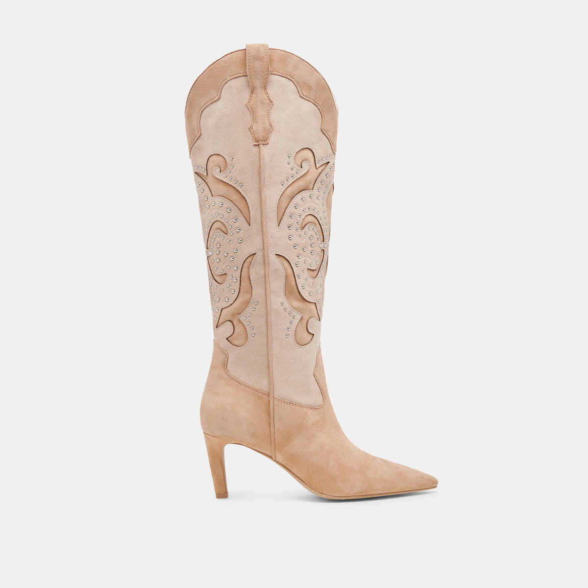 FINLEY STUD BOOTS SUEDE
