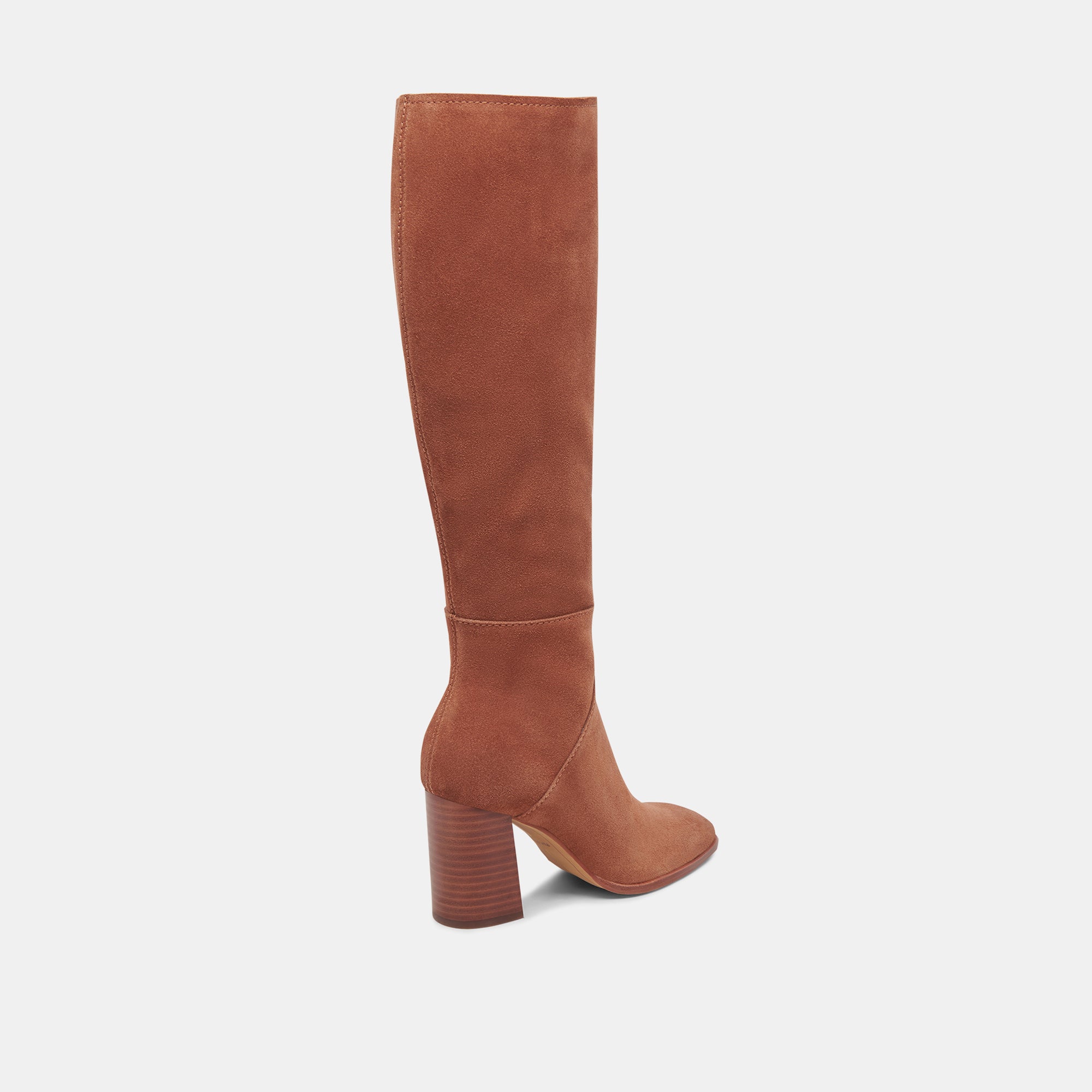 FYNN WIDE CALF BOOTS DK BROWN SUEDE - view 3