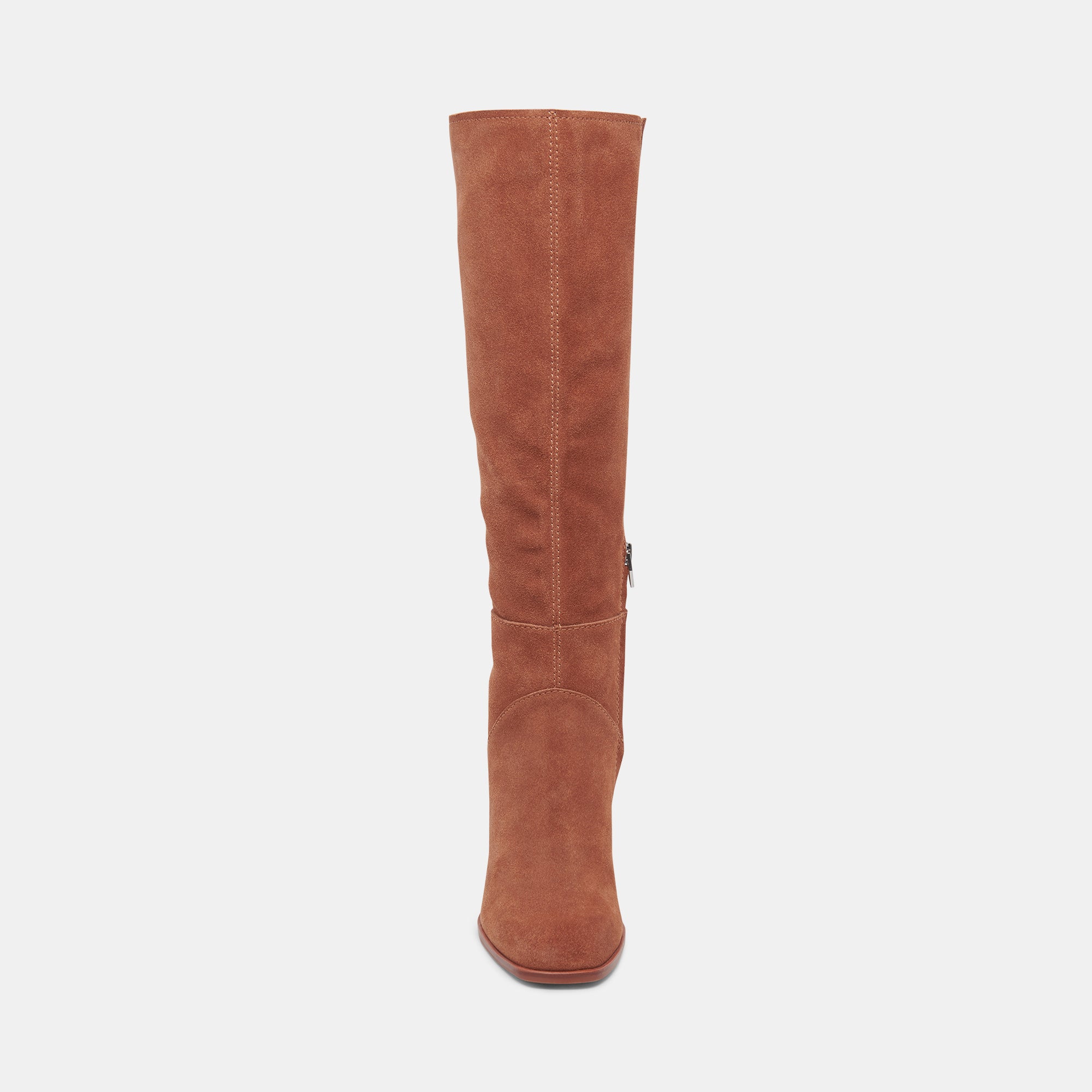 FYNN WIDE CALF BOOTS DK BROWN SUEDE - view 8