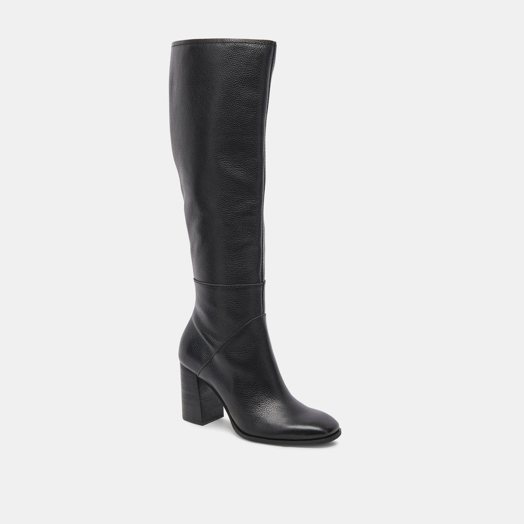 FYNN WIDE CALF BOOTS ONYX LEATHER - image 2