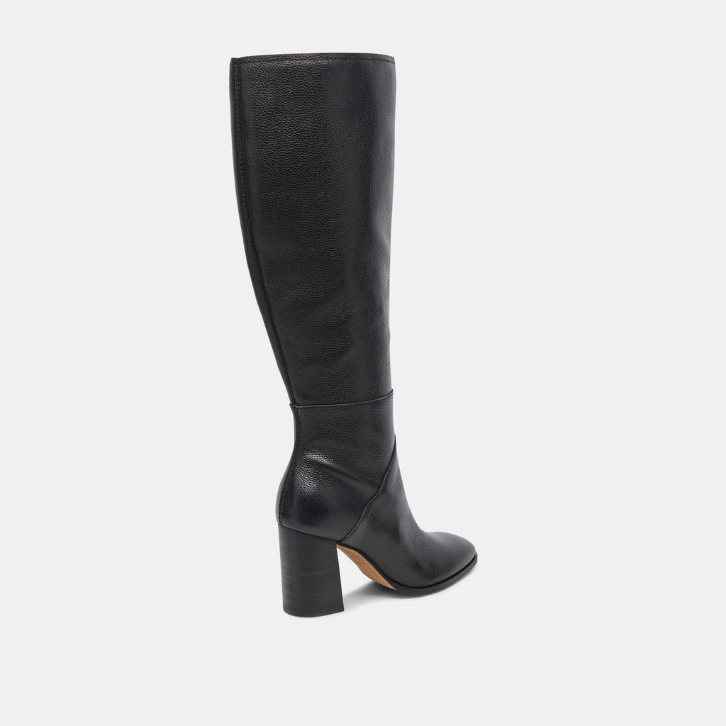 FYNN WIDE CALF BOOTS ONYX LEATHER - image 3