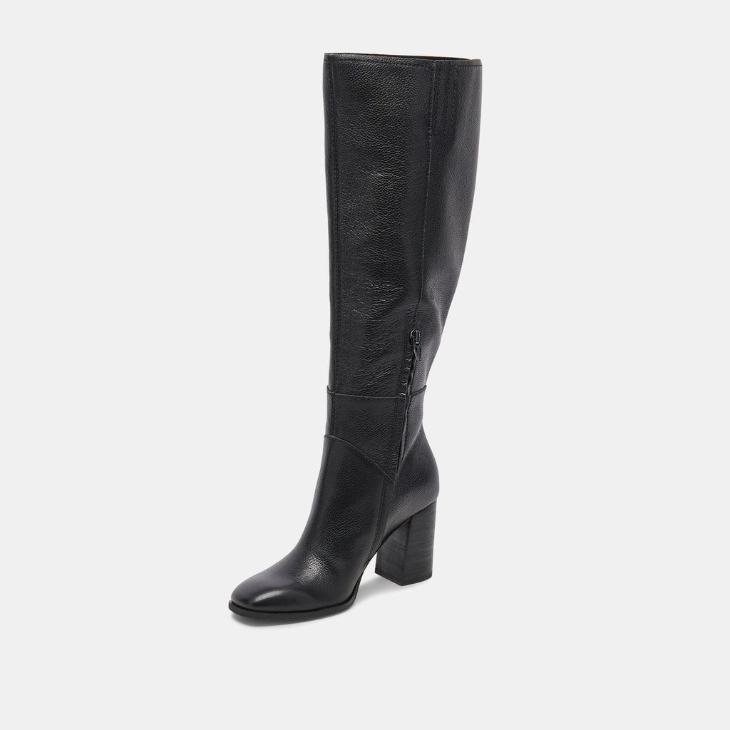 FYNN WIDE CALF BOOTS ONYX LEATHER - image 4