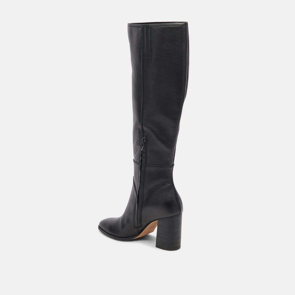 FYNN WIDE CALF BOOTS ONYX LEATHER - image 6