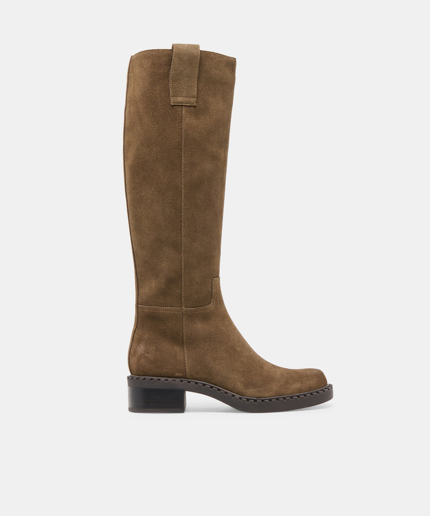 Glory H2O Waterproof Olive Suede Boots | Dolce Vita
