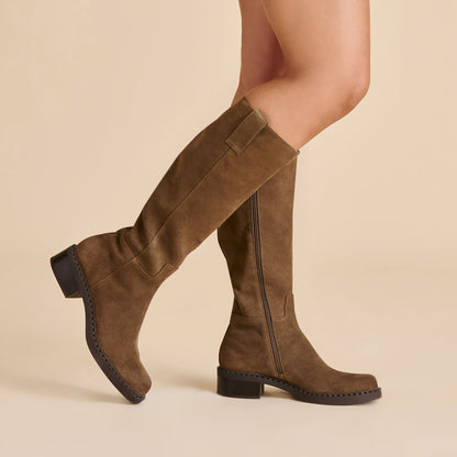 GLORY H2O BOOTS OLIVE SUEDE