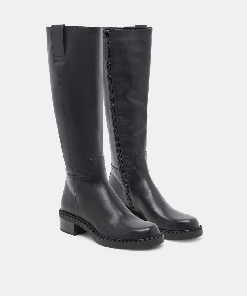 GLORY H2O BOOTS BLACK LEATHER