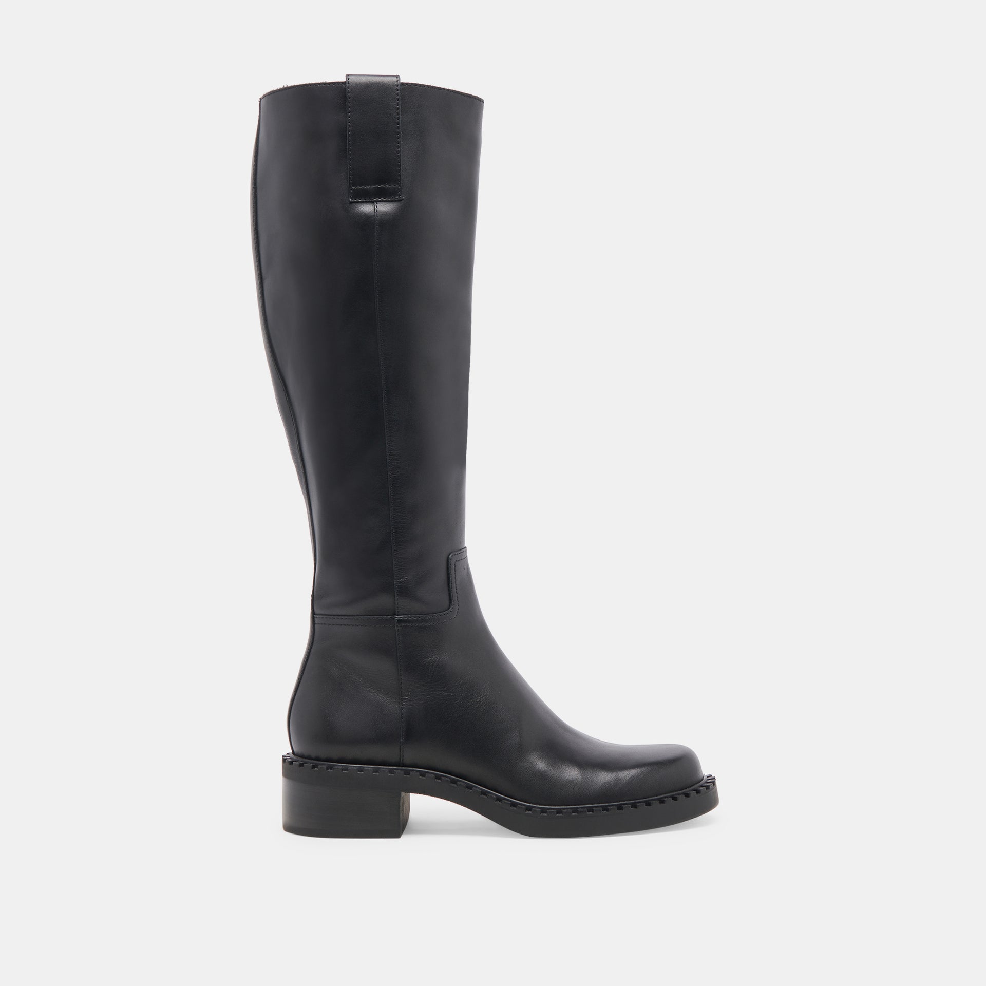 Glory H2O Waterproof Black Leather Wide Calf Boots Dolce Vita