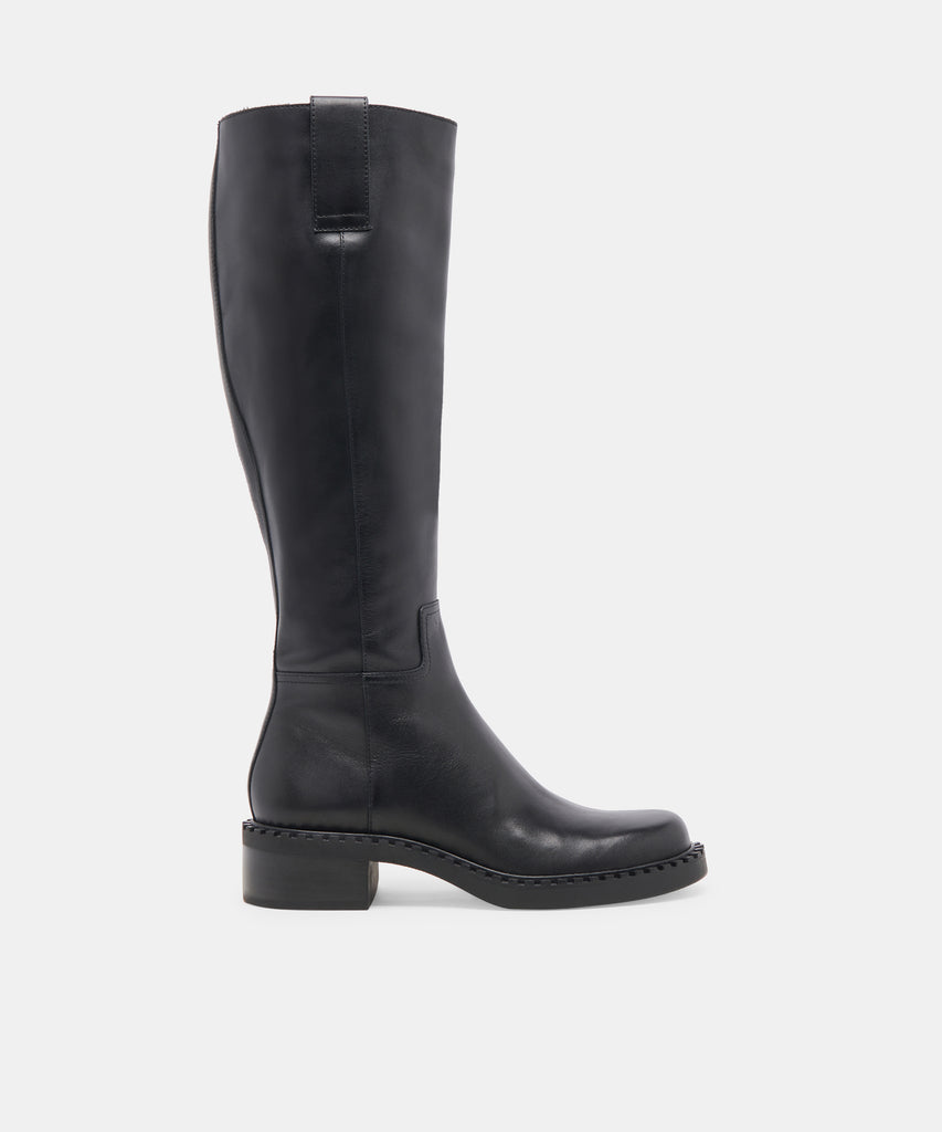 Glory H2O Waterproof Black Leather Boots | Dolce Vita