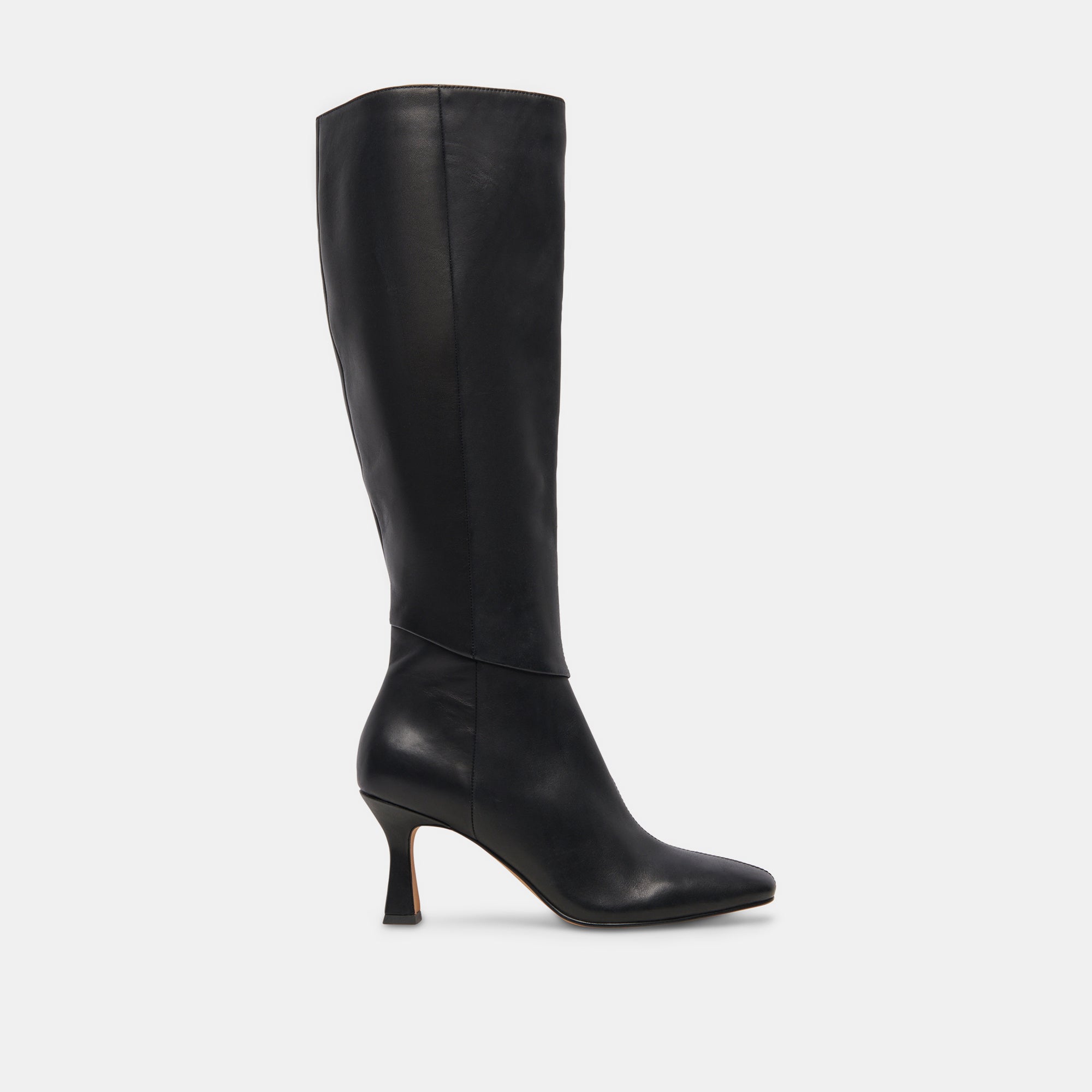 A.F. Vandevorst black tall riding boots with high heel and red inner (36) -  V A N II T A S