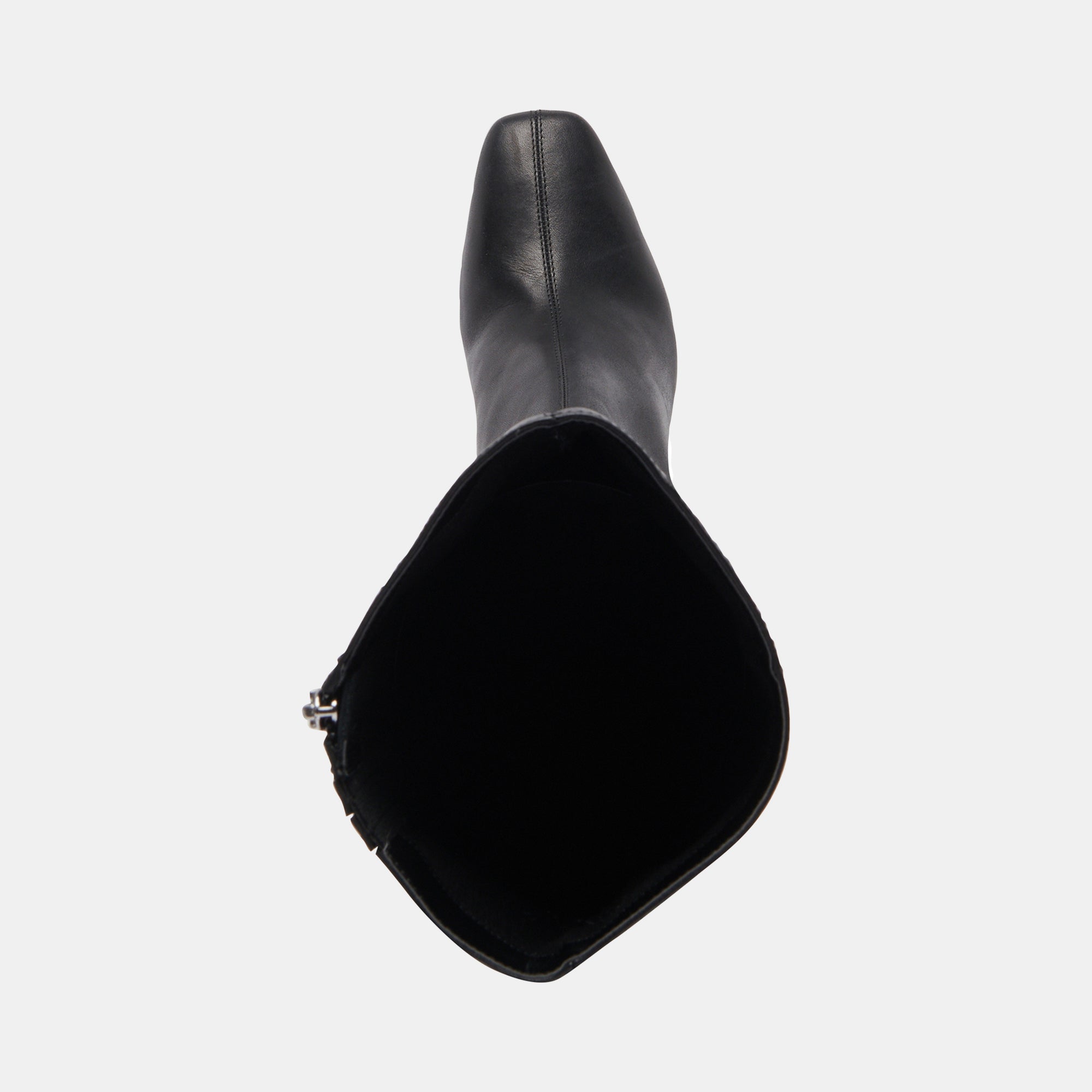 GYRA WIDE CALF BOOTS BLACK LEATHER - re:vita