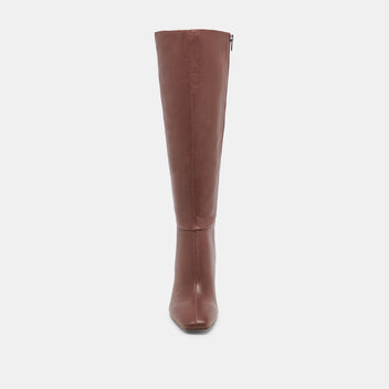 GYRA BOOTS CHOCOLATE LEATHER – Dolce Vita