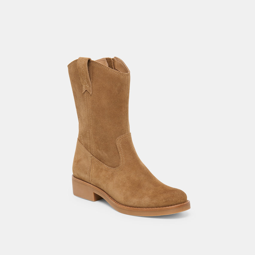 HALINE H2O BOOTS LT BROWN SUEDE