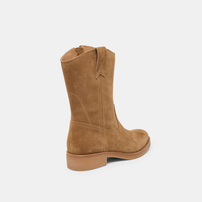 HALINE H2O BOOTS LT BROWN SUEDE