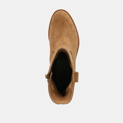 HALINE H2O BOOTS LT BROWN SUEDE