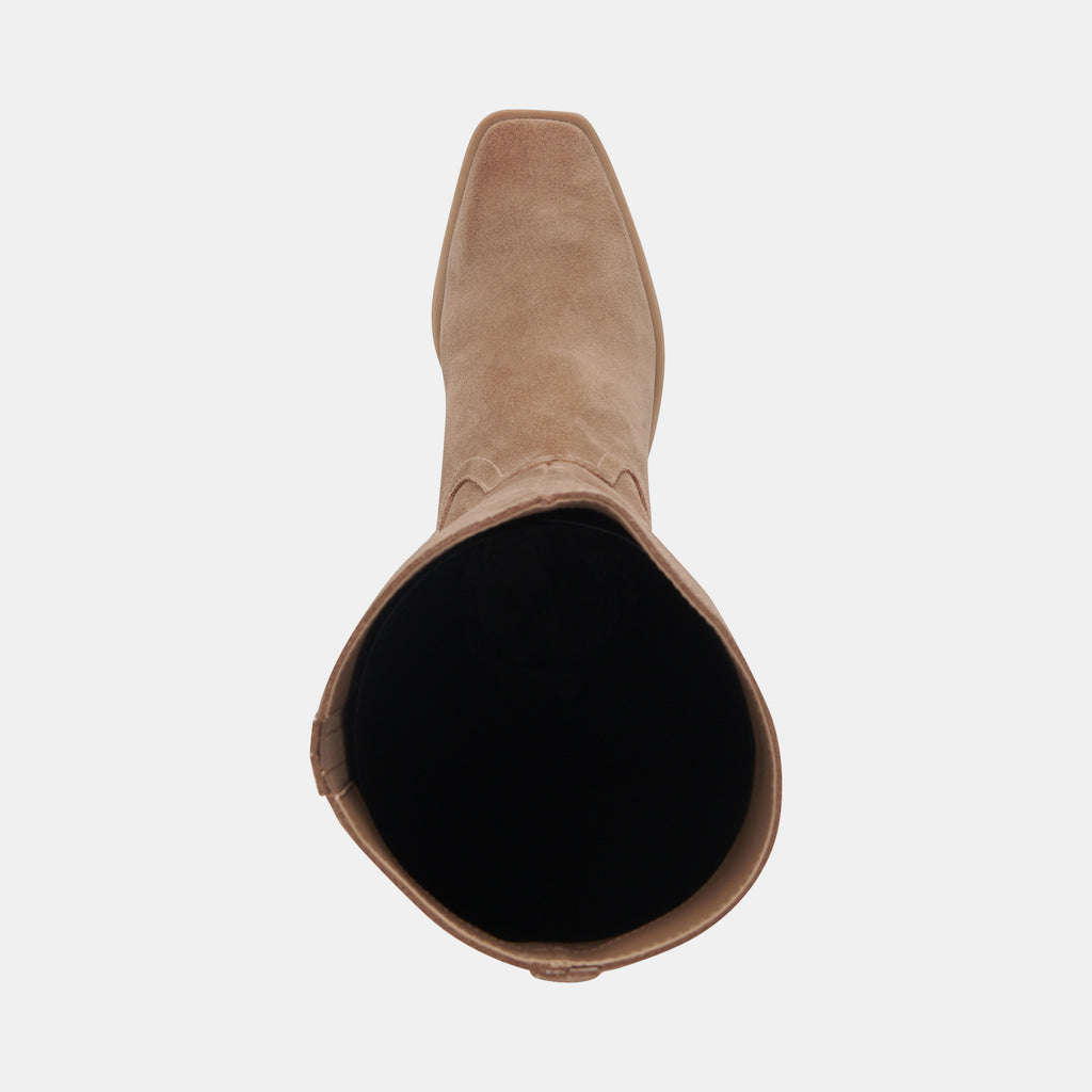 Harrah H2O Boots Truffle Suede | Women's Truffle Knee-High Boots ...