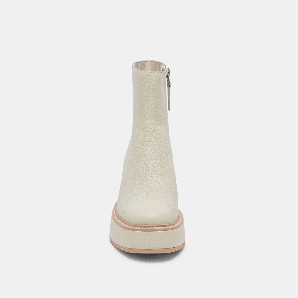 HILDE BOOTS IVORY LEATHER - image 6
