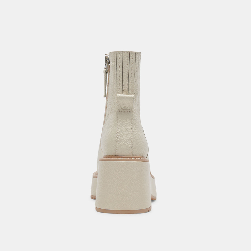 HILDE BOOTS IVORY LEATHER - image 7