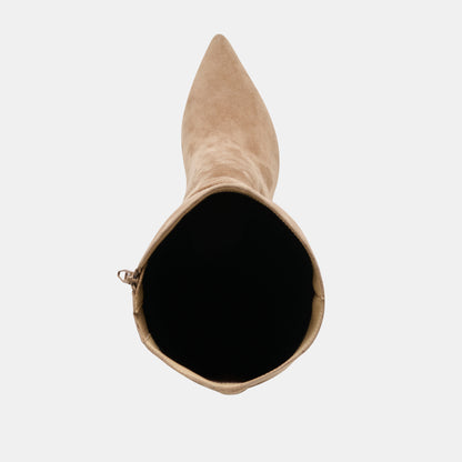 KINZY BOOTS CAMEL SUEDE