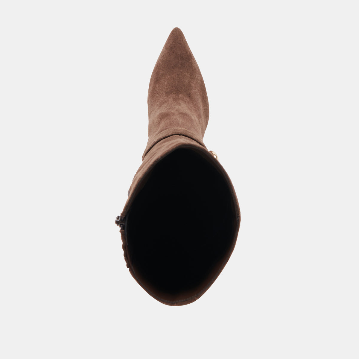 KINZY BOOTS DK BROWN SUEDE – Dolce Vita