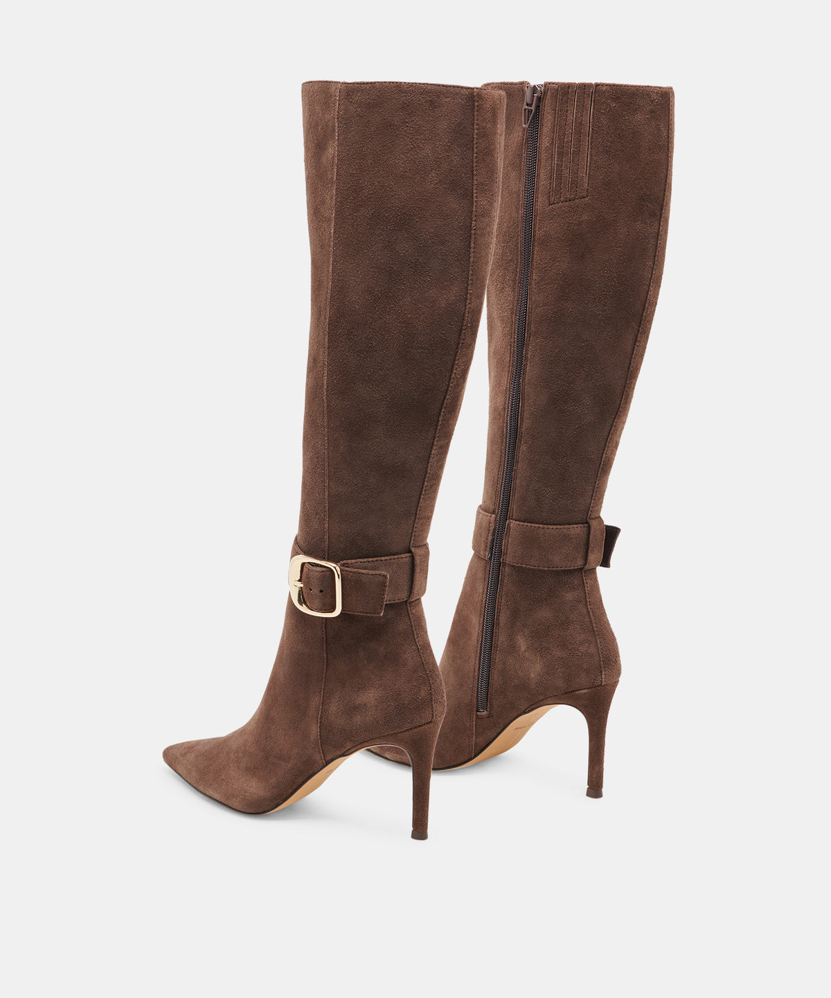 KINZY BOOTS DK BROWN SUEDE - view 6