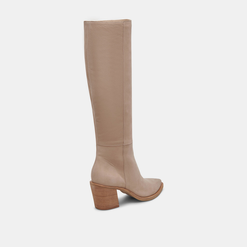 KRISTY BOOTS TAUPE LEATHER - image 3