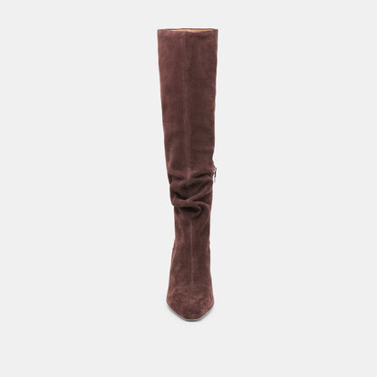 LOUSA BOOTS MAHOGANY SUEDE