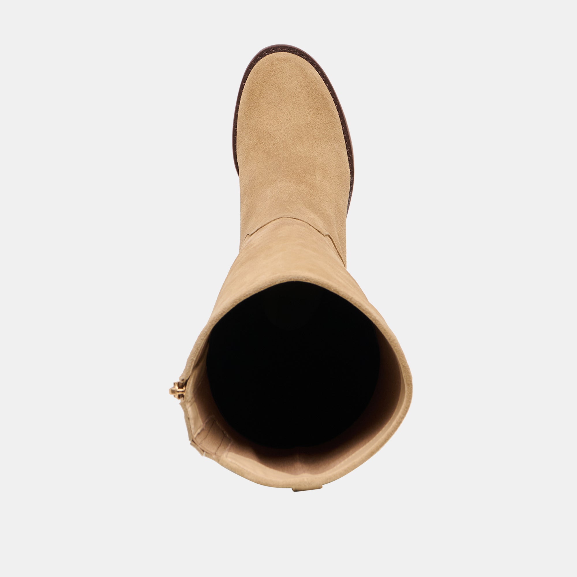 LUCYLE WIDE CALF BOOTS DK TAUPE SUEDE