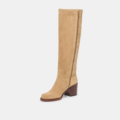 LUCYLE BOOTS DK TAUPE SUEDE