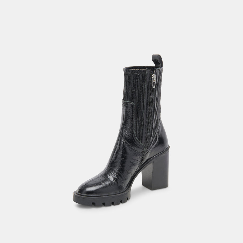 MARNI H2O BOOTS MIDNIGHT CRINKLE PATENT - image 4