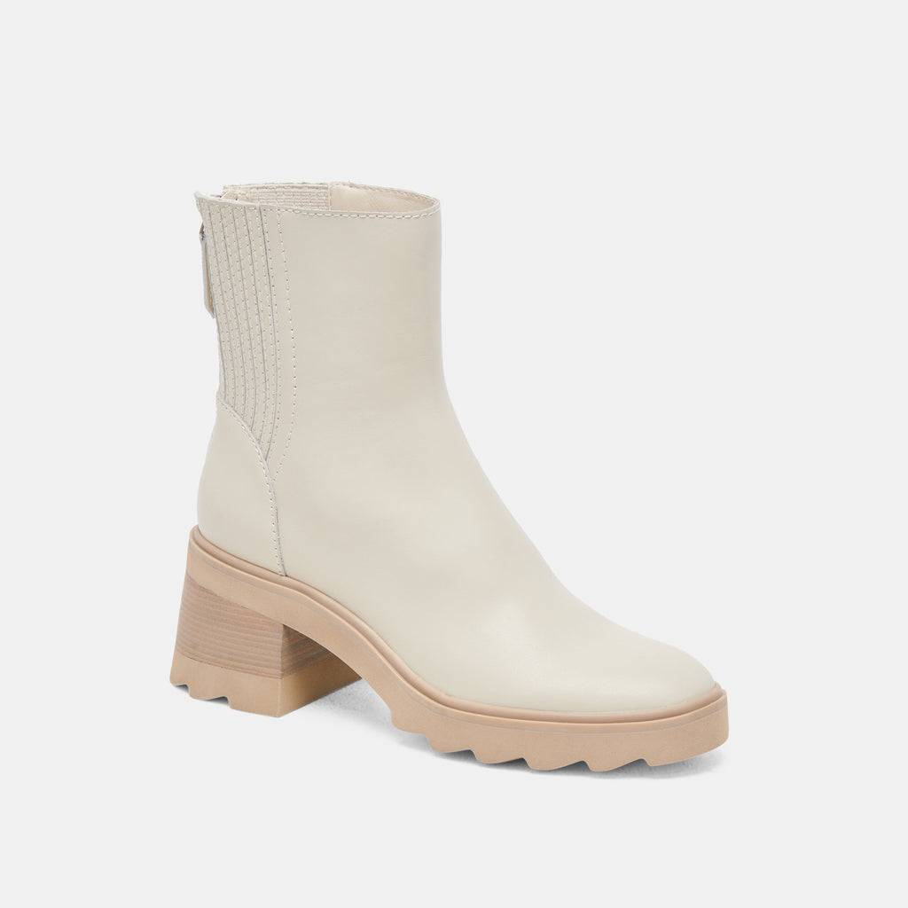 MARTEY H2O WIDE BOOTS IVORY LEATHER - image 2