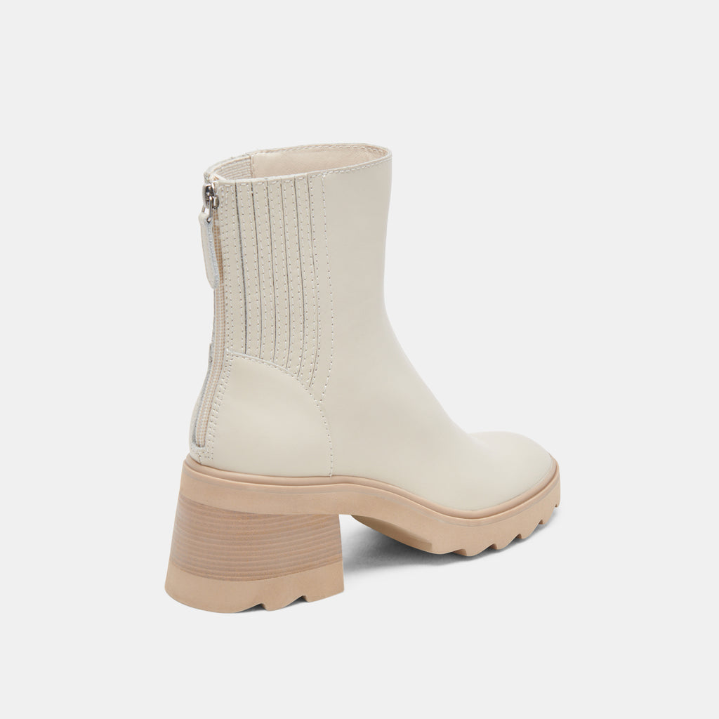 MARTEY H2O WIDE BOOTS IVORY LEATHER - image 3