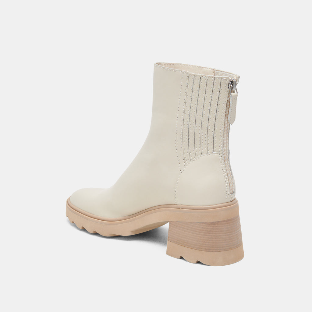 MARTEY H2O WIDE BOOTS IVORY LEATHER - image 5