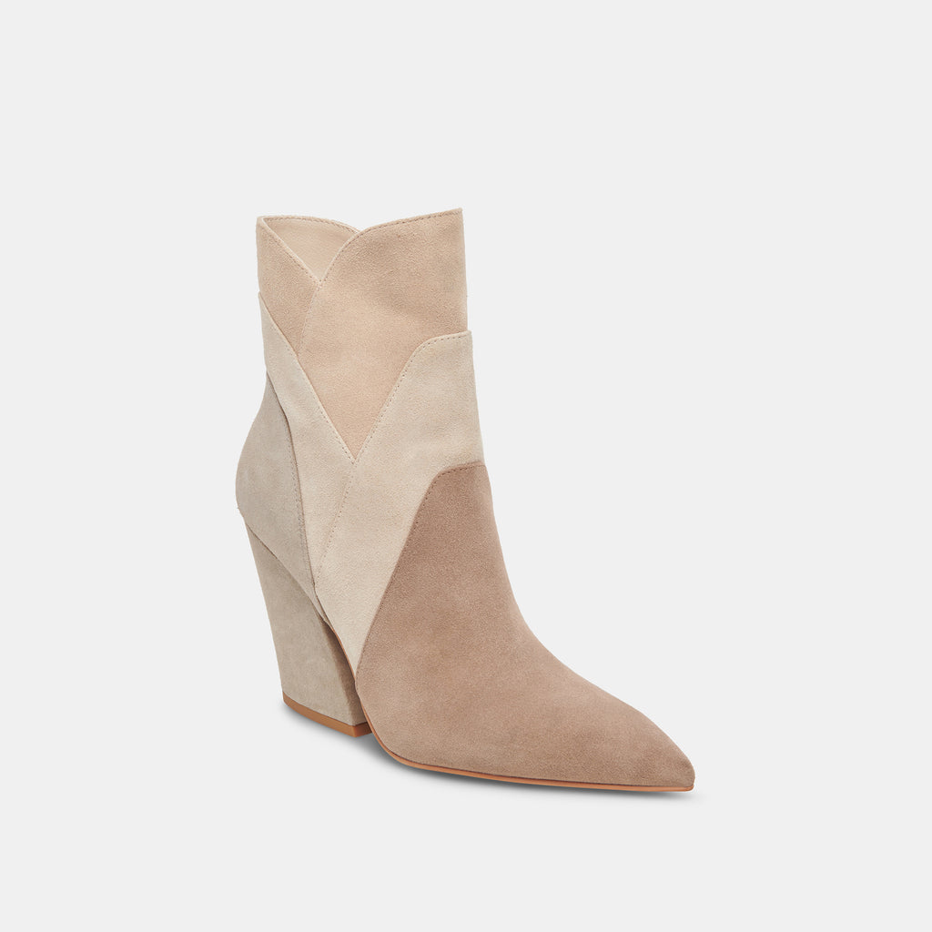 NEENA BOOTIES TAUPE MULTI SUEDE - image 3