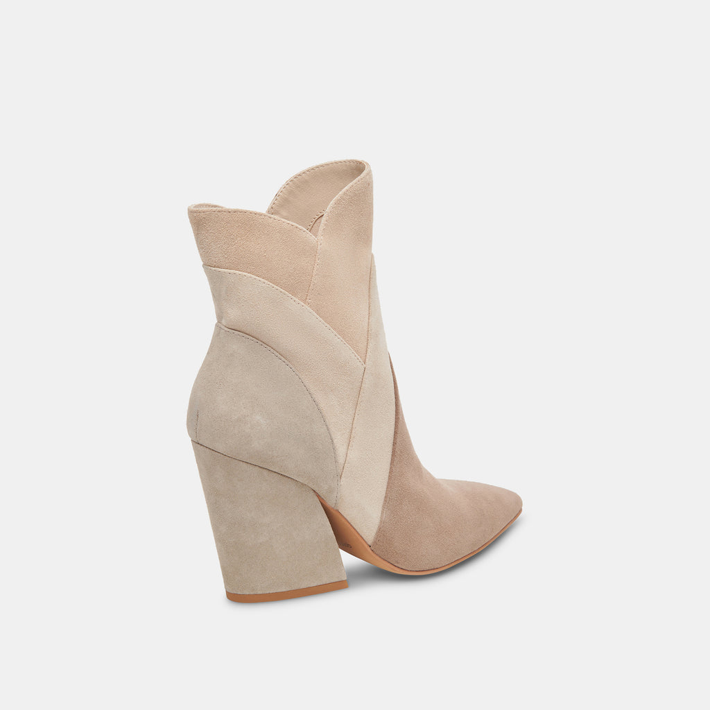 NEENA BOOTIES TAUPE MULTI SUEDE - image 4