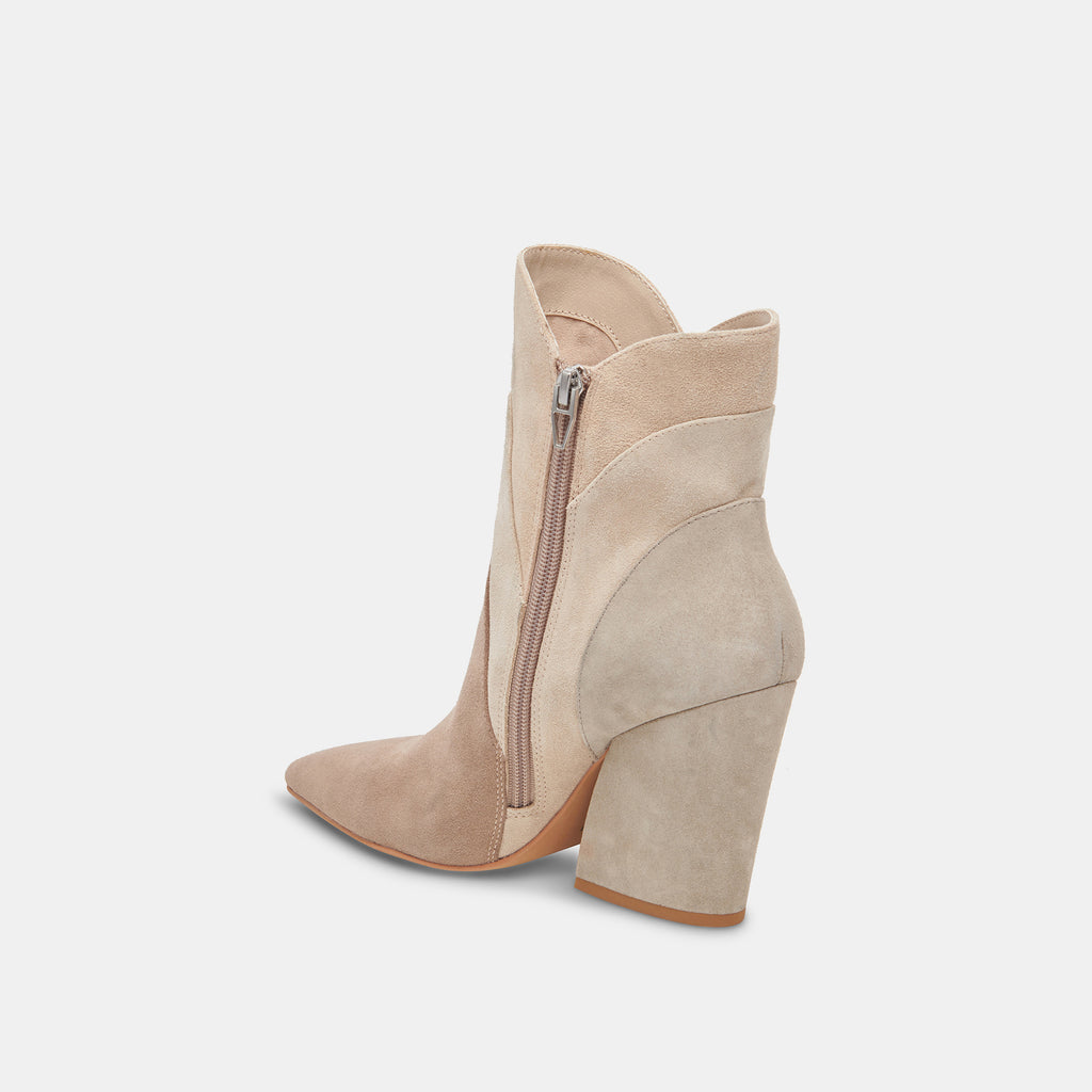 NEENA BOOTIES TAUPE MULTI SUEDE - image 6