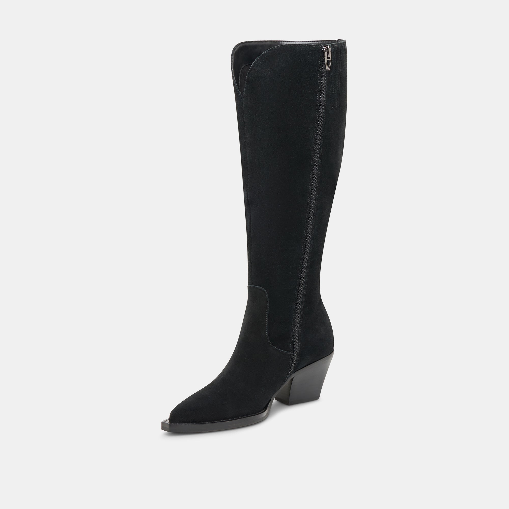 Raj Wide Calf Boots Onyx Suede | Women's Size 10.5E | By Dolce Vita Raj Wide Calf Boots Onyx Suede | Women's Size 10.5E | By Dolce Vita