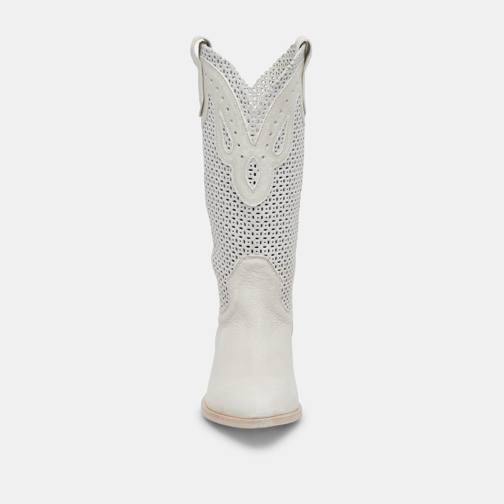 RANCH BOOTS IVORY LEATHER - image 11