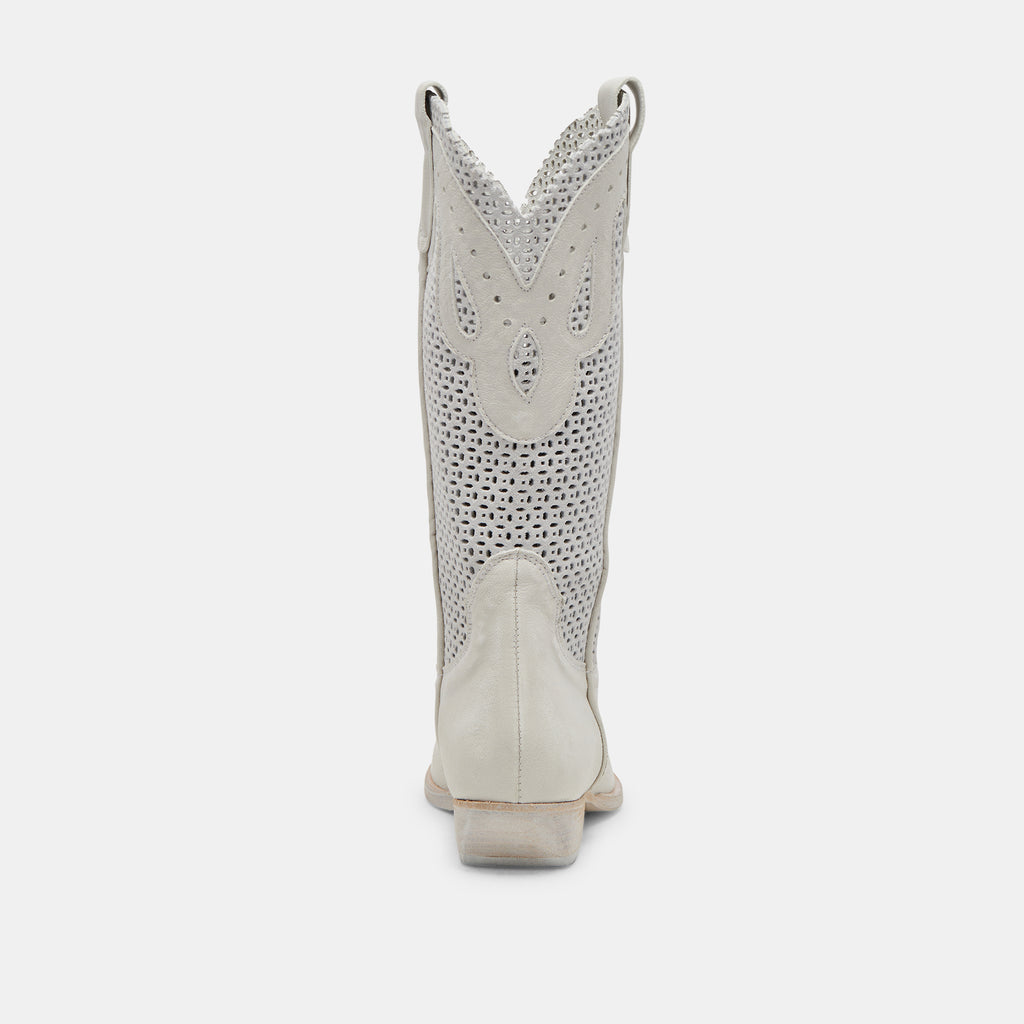 RANCH BOOTS IVORY LEATHER - image 12